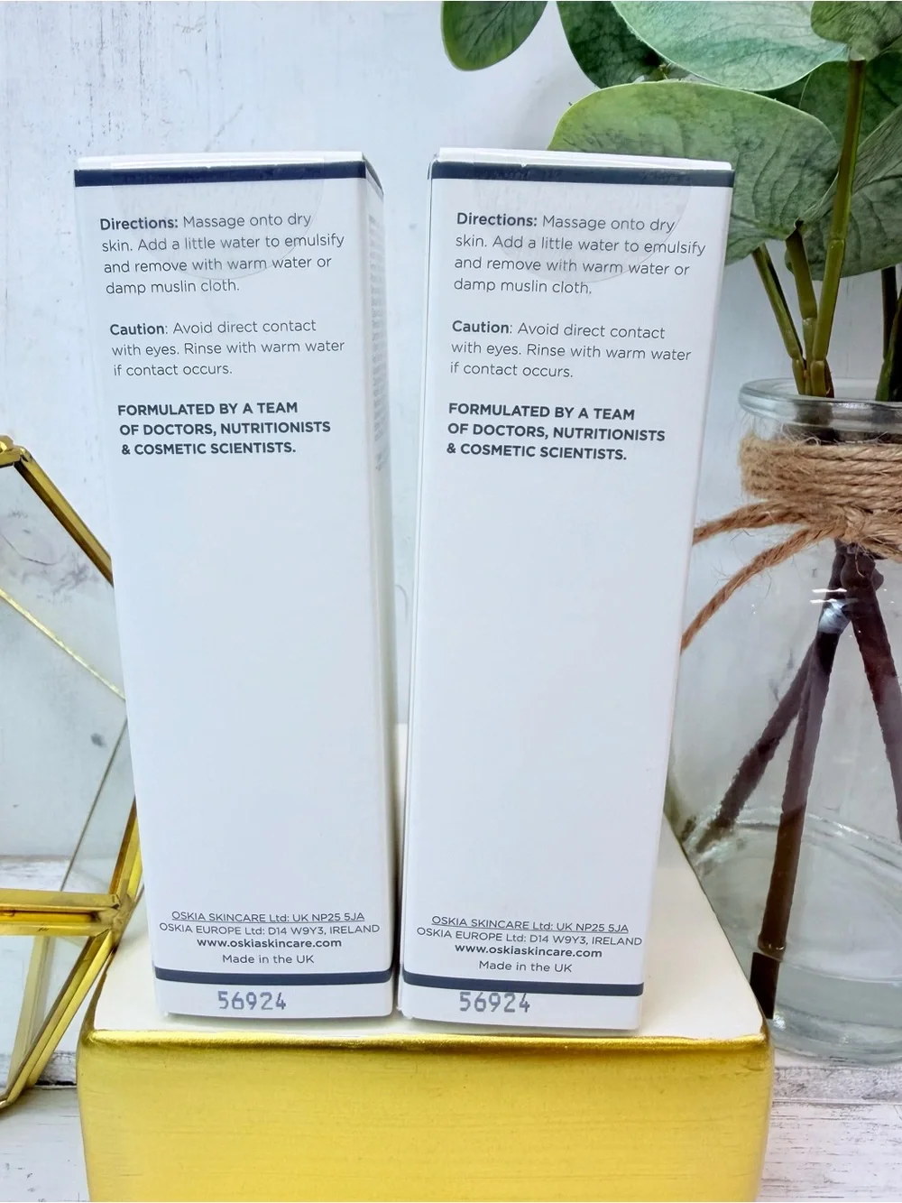 Oskia London Renaissance Cleansing Gel Bundle of 2 Travel Size Cleansers NWT